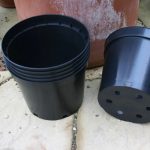 Big plastic plant pots